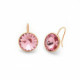 Basic light rose light rose earrings in rose gold plating image