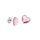 Pendientes corazón rosaline de Cuore en plata image
