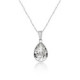 Essential crystal necklace in silver image