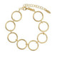 Odele gold-plated circles adjustable bracelet image