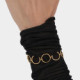 Odele gold-plated circles adjustable bracelet cover