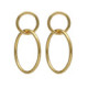 Odele gold-plated double circles long earrings image