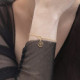 Astra gold-plated Cancer bracelet cover
