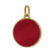 Astra gold-plated red charm necklace image