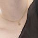 Astra gold-plated Gemini necklace cover