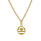 Astra gold-plated Libra necklace image