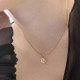Astra gold-plated Virgo necklace cover