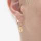 Astra gold-plated Aries earrings cover