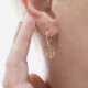 Astra gold-plated Gemini earrings cover
