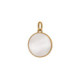 Astra gold-plated white charm earrings image