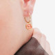Astra gold-plated coral charm earrings cover