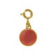 Astra gold-plated coral charm bracelet image
