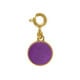 Astra gold-plated violet charm bracelet image