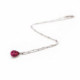 Essential rose necklace in silver image