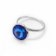 Basic sapphire ring in silver image
