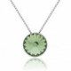 Basic peridot necklace in silver image
