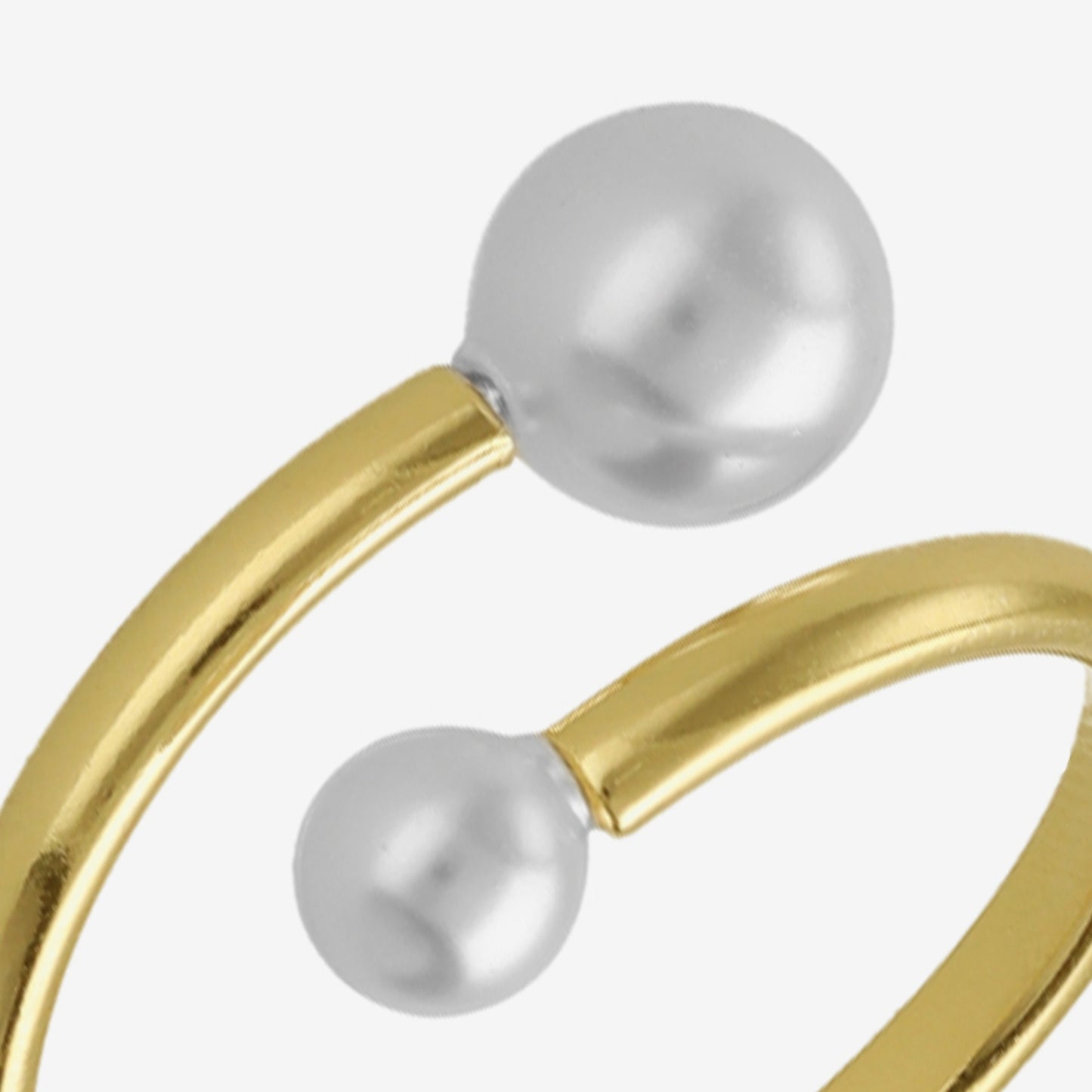 Sterling Silver Adjustable ring pearl from Mother