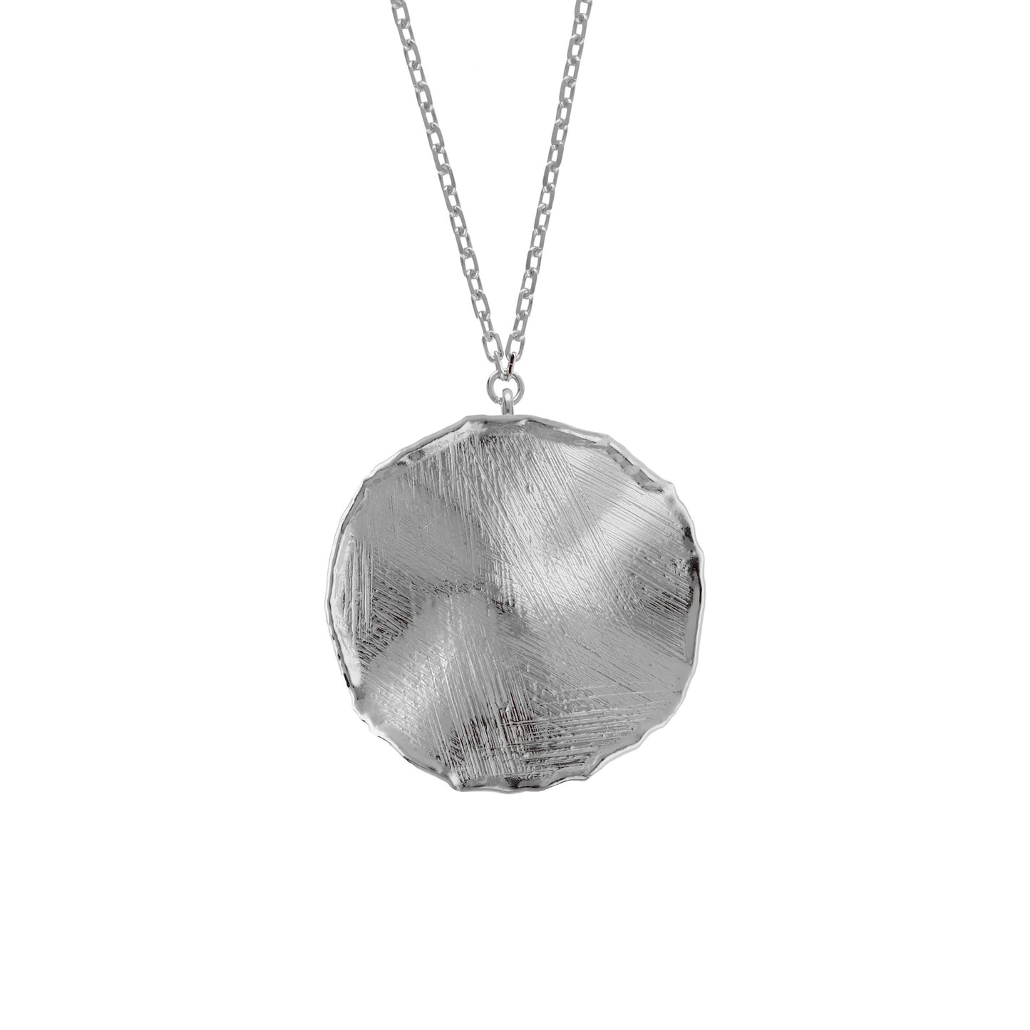 Sterling Silver Short necklace circle from New York