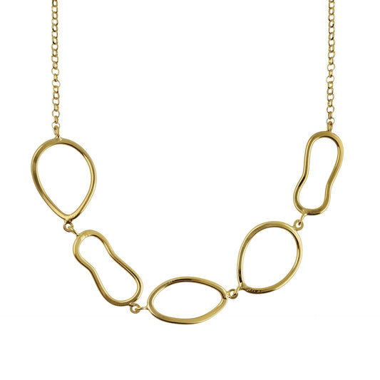 Gold plated Sterling Silver Short necklace from Prisme