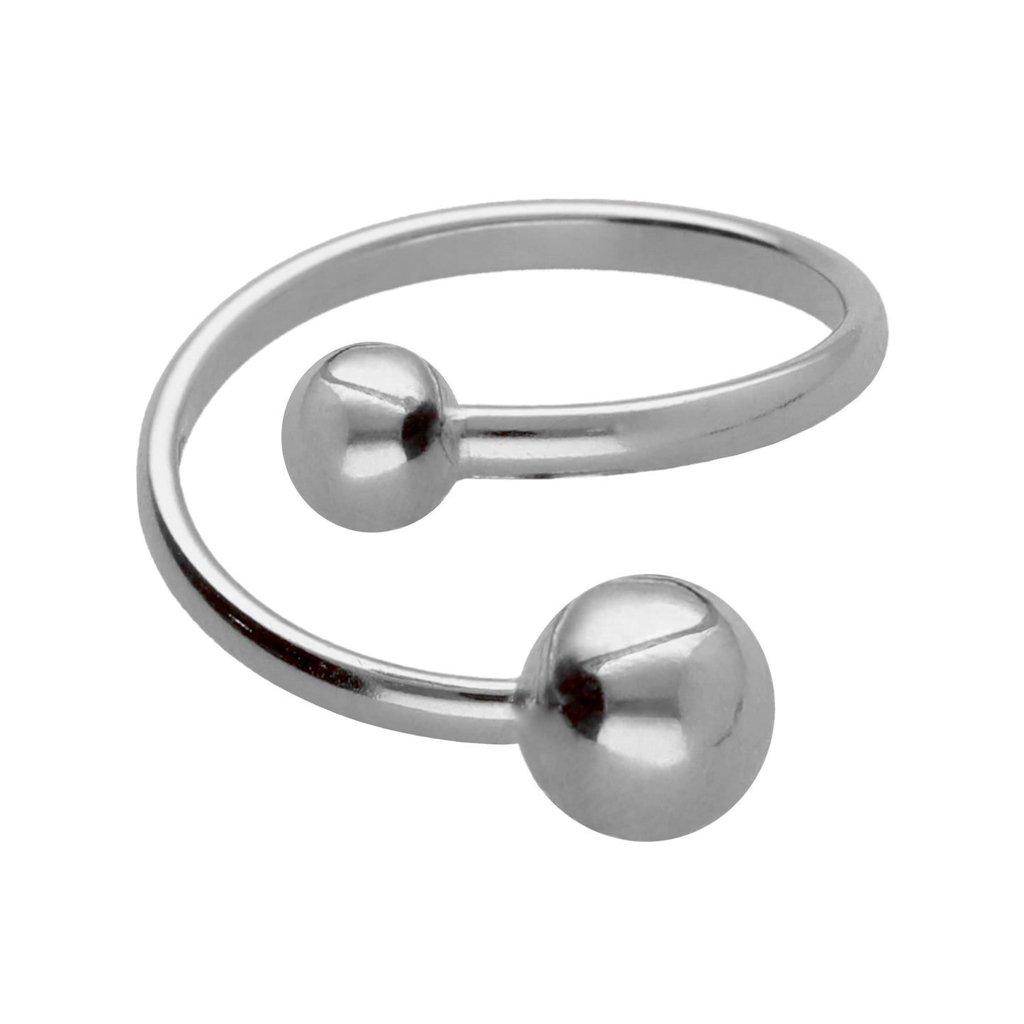 Sterling Silver Adjustable ring sphere from Copenhagen