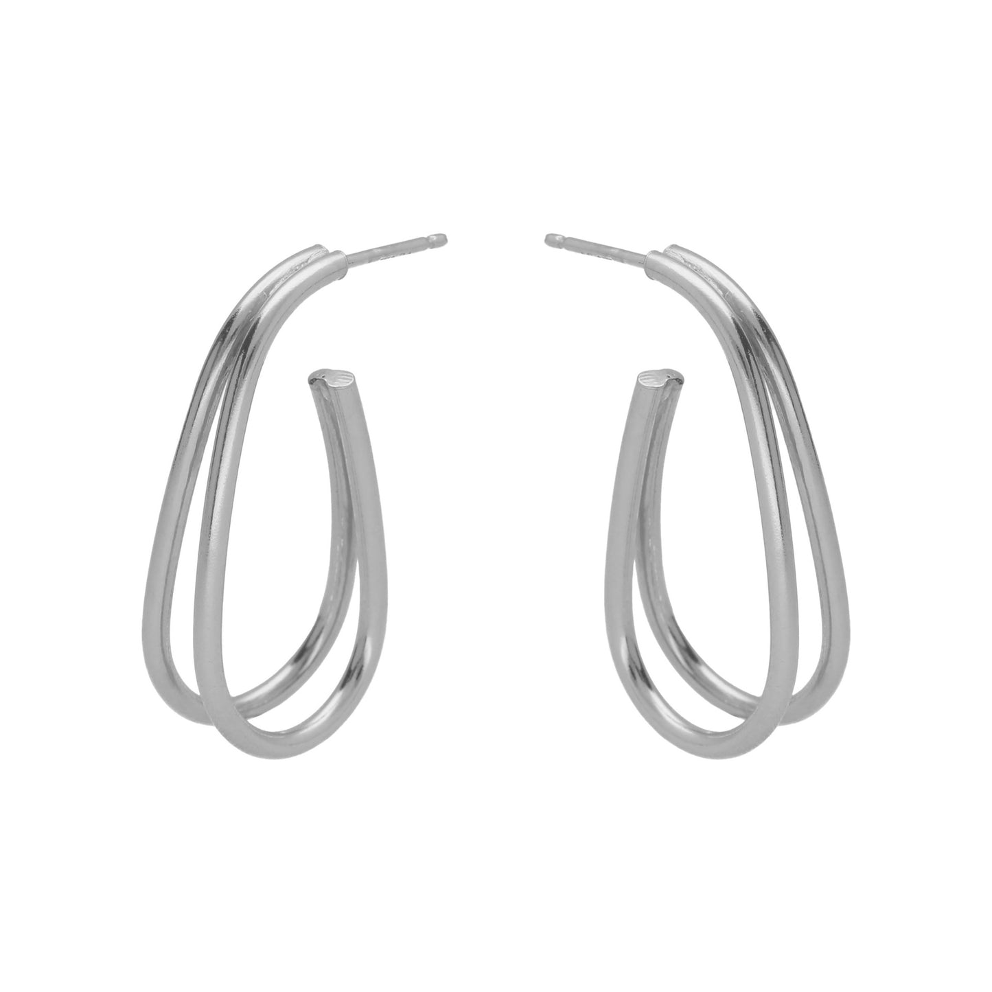 Sterling Silver Hoop earrings drop from Copenhagen