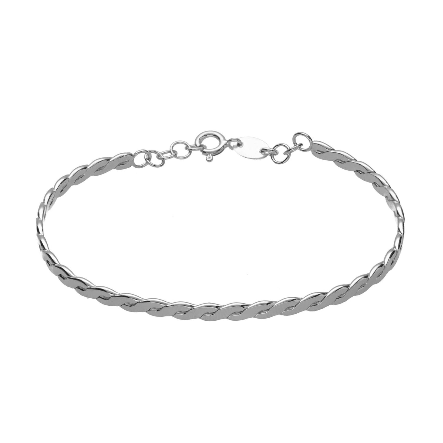 Sterling Silver Bracelet braided from Fluency