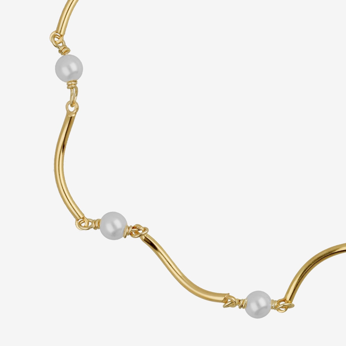 Sterling Silver Bracelet pearl from Milan