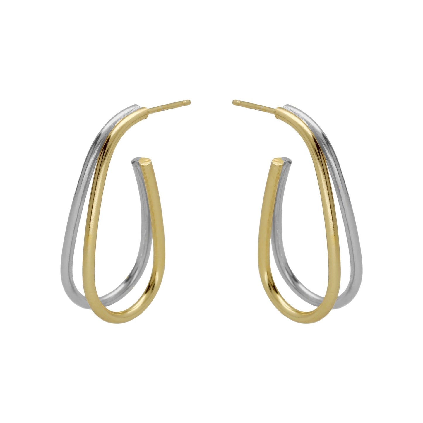 Sterling Silver Hoop earrings drop from Copenhagen