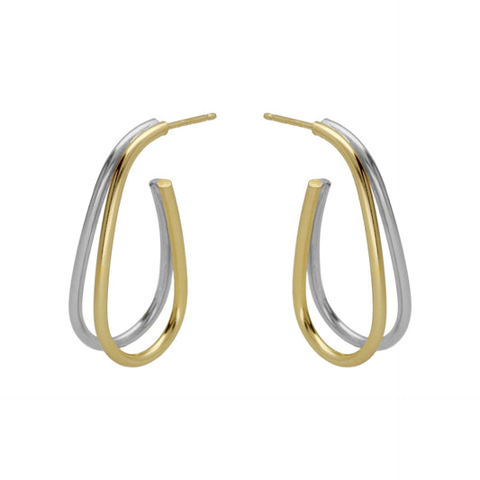 Sterling Silver Hoop earrings drop from Copenhagen