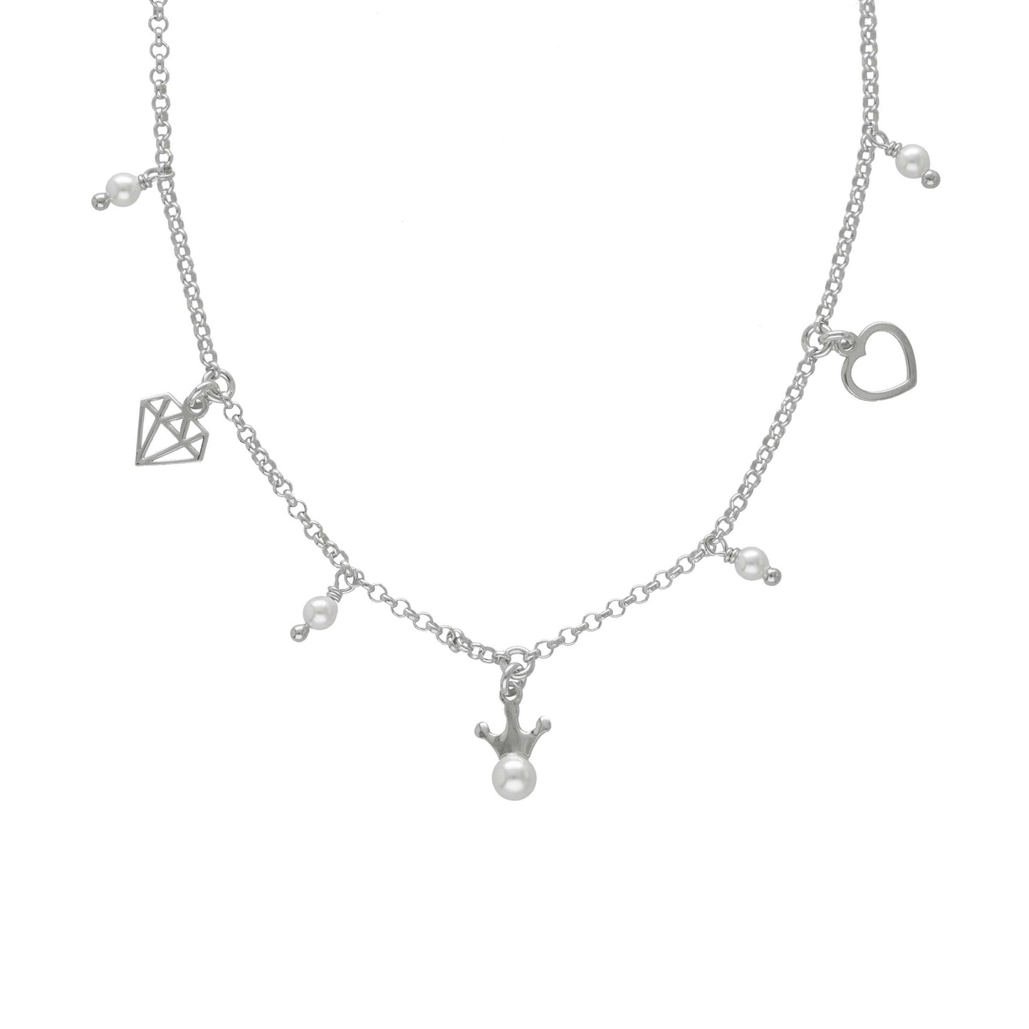 Sterling Silver Short necklace pearl from Magic