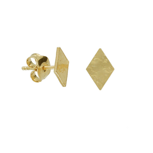 Gold plated Sterling Silver Stud earrings luck from Anya