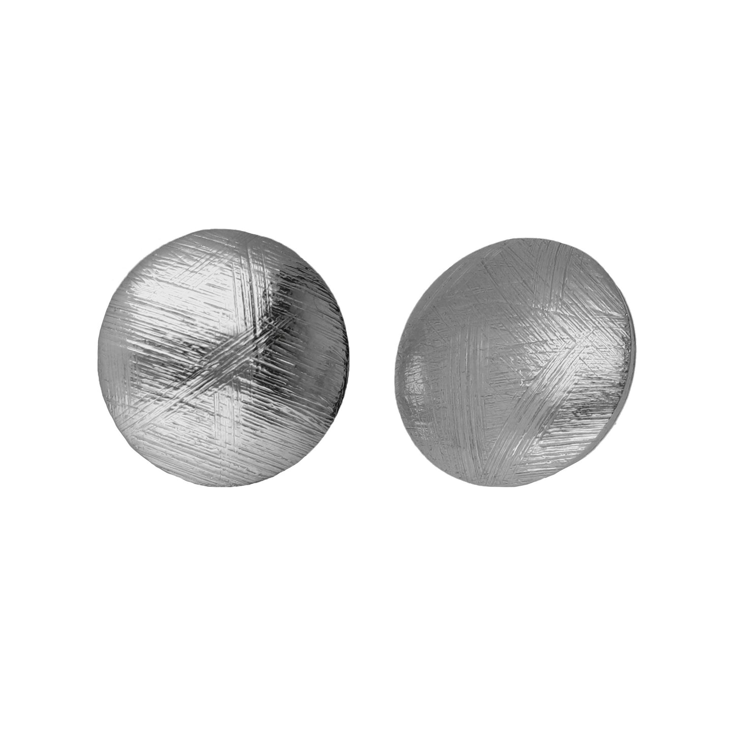 Sterling Silver Stud earrings sphere from Zoom