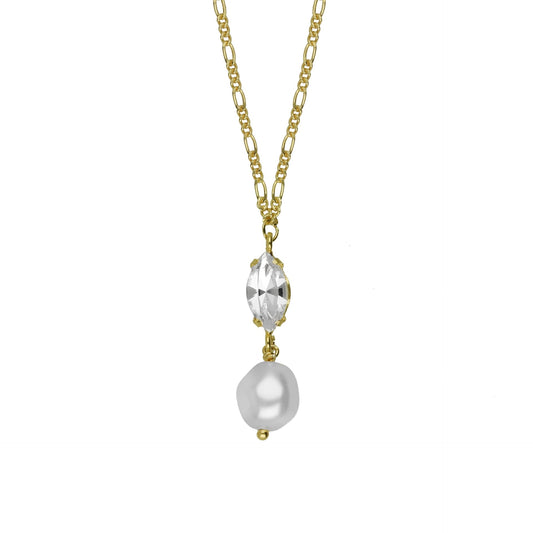 Sterling Silver Short necklace pearl from Purpose