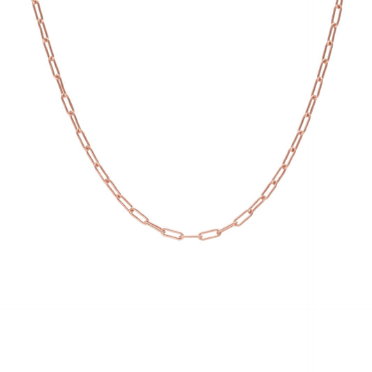 Rose Gold plated Sterling Silver Chain