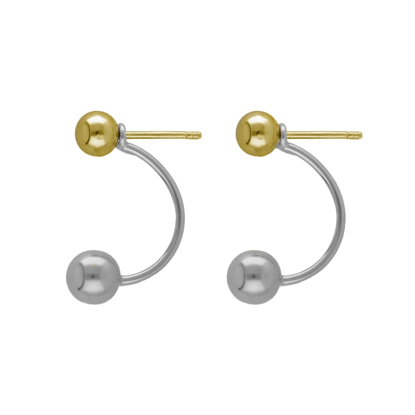 Sterling Silver Short earrings sphere from Copenhagen