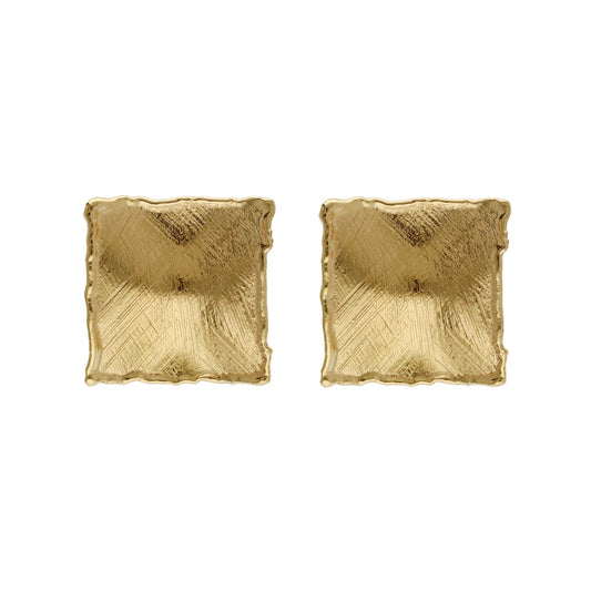 Sterling Silver Short earrings square from New York