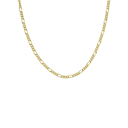 Gold plated Sterling Silver Figaro Chain