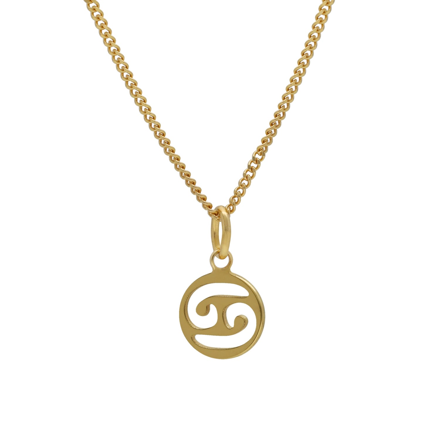 Gold plated Sterling Silver Short necklace horoscope from Astra