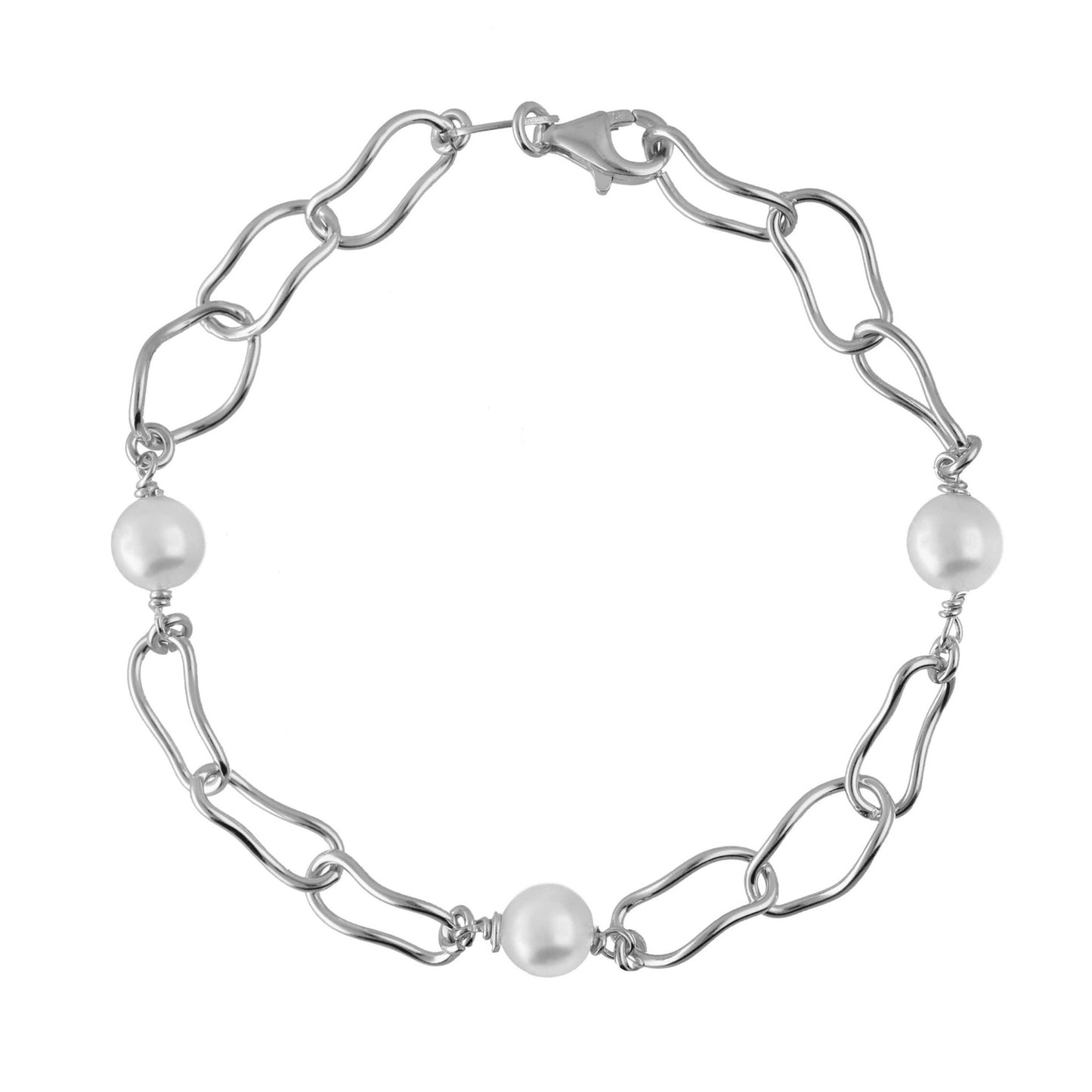 Sterling Silver Bracelet pearl from Connect