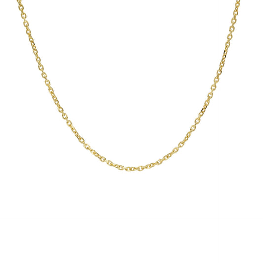 Gold plated Sterling Silver Diamond Chain