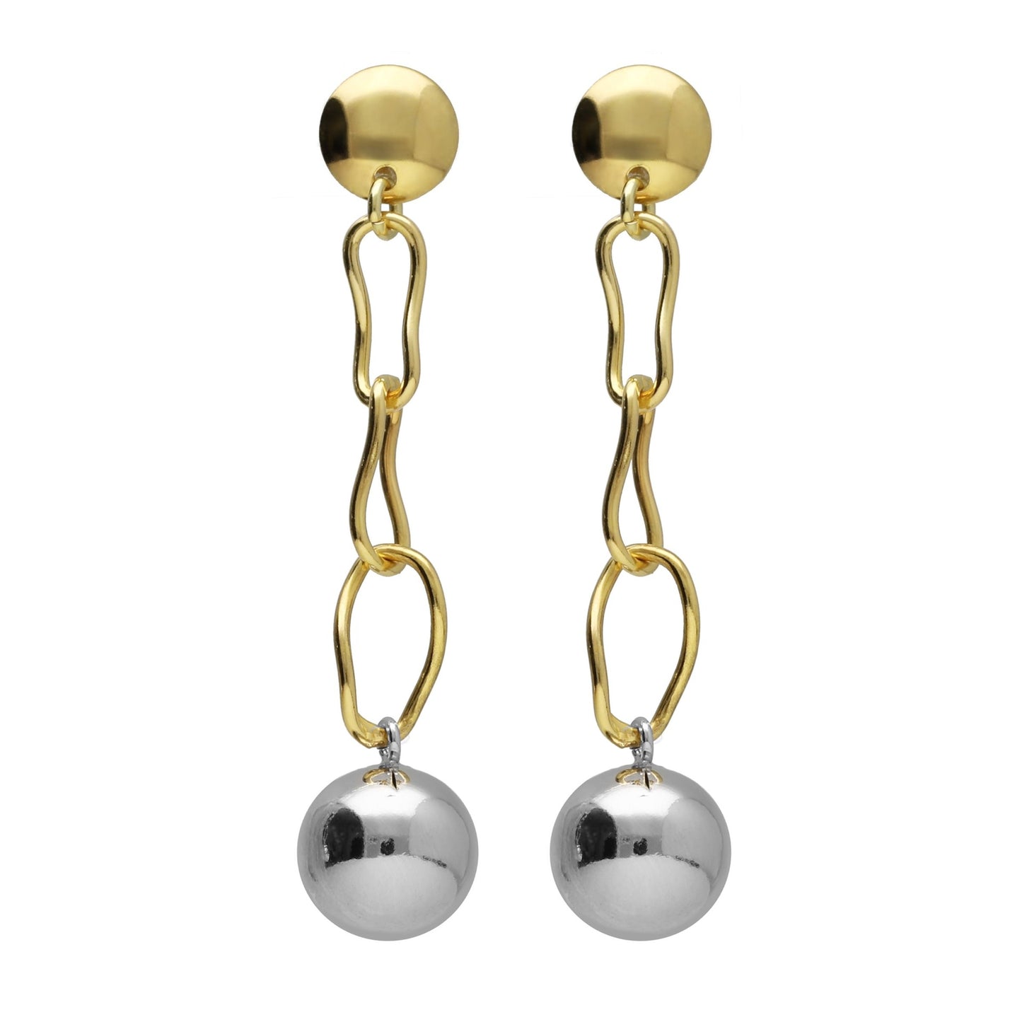 Sterling Silver Long earrings sphere from Copenhagen