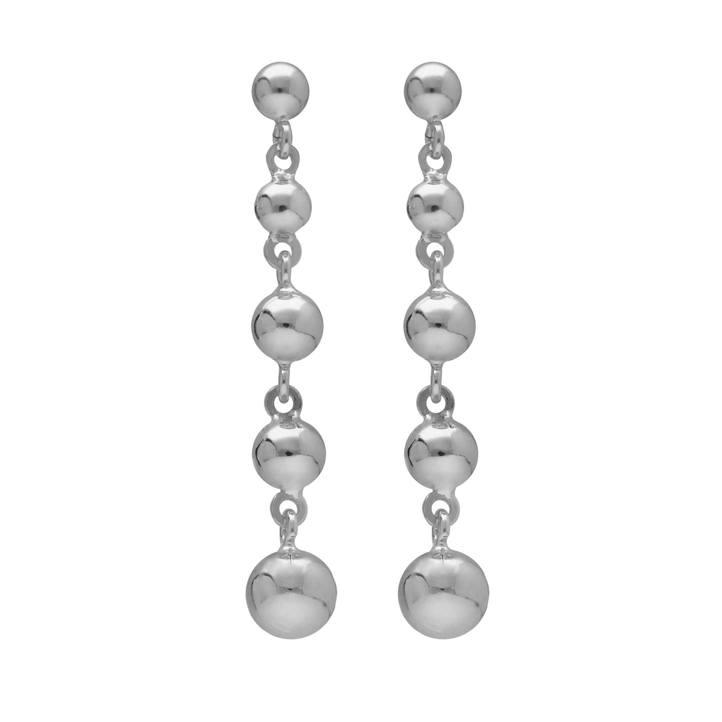 Sterling Silver Long earrings sphere from Copenhagen