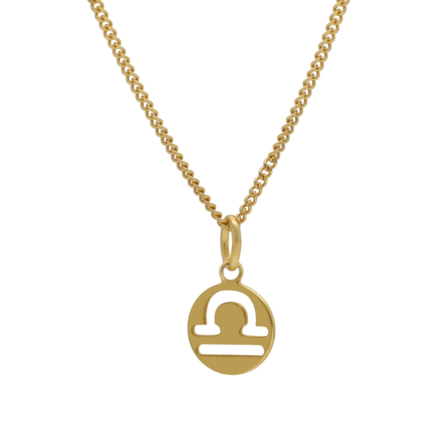 Gold plated Sterling Silver Short necklace horoscope from Astra