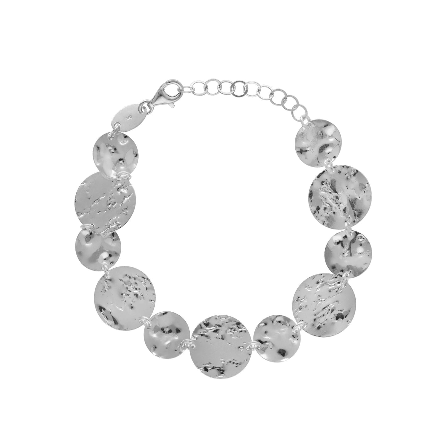 Pulsera círculo en Plata de Ghana