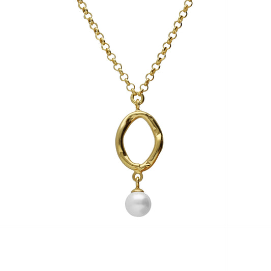 Sterling Silver Long necklace pearl from Radiance