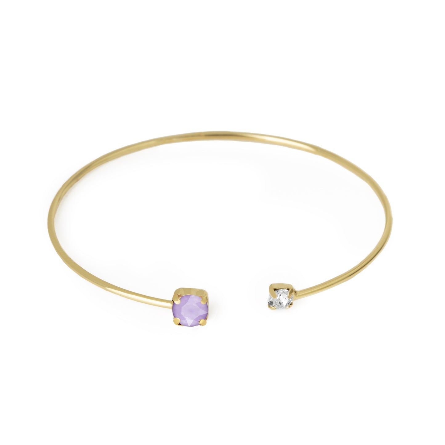 Gold plated Sterling Silver Bracelet crystal from Jasmine