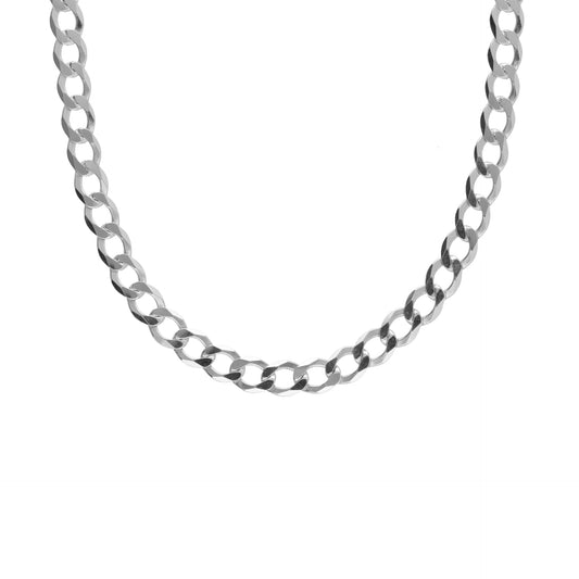 Rhodium Plated Sterling Silver Chain from Etno