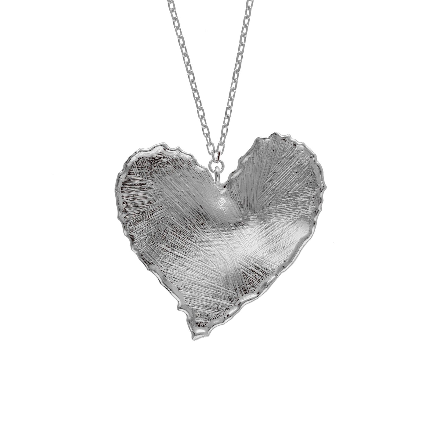 Sterling Silver Short necklace heart from New York