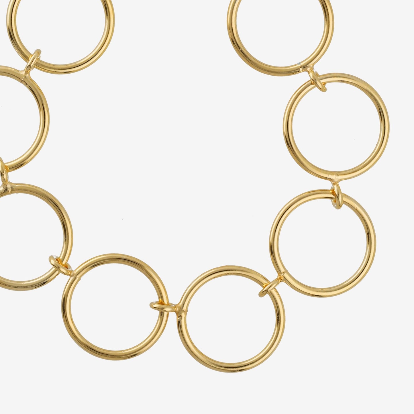 Gold plated Sterling Silver Bracelet circle from Odele