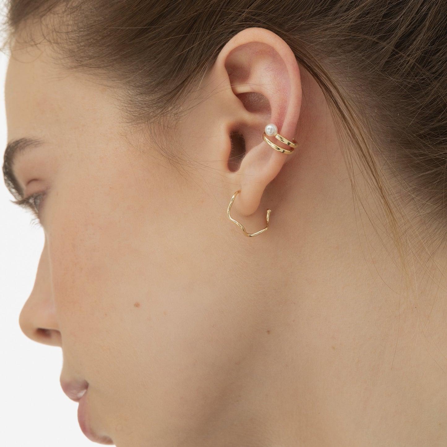 Sterling Silver Hoop earrings from Amber